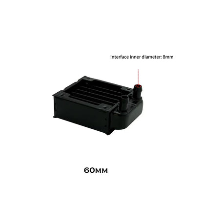 G1/4'' Aluminum Radiator for PC Water Cooling Computer Case GPU CPU RAM Cooler Fan Heatsink 60/80/90/120/240/360Mm Black/White