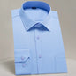 Men'S Classic Long Sleeve Standard-Fit Dress Shirts Formal Business Social Simple Basic Design White Work Office Casual Shirt
