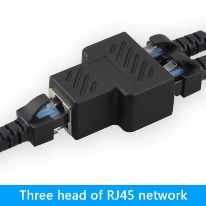 1 to 2 Ways Network LAN Cable Ethernet Female Cat6 RJ45 Splitter Connector Adapter UTP Cat7 5E Conector Switch Adapters Coupler