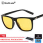 High Quality HD Polarized Sunglasses Yellow Lens Night Vision Sun Glasses Driving Goggles Anti-Glare Sun Glasses for Men Women