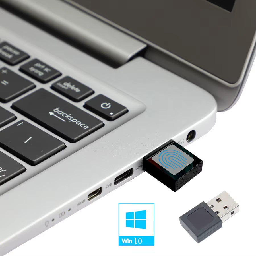 Mini USB Fingerprint Reader Module Device for Windows 10 11 Hello Biometrics Security Key
