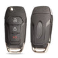 2/3/4 Button Flip Folding Car Key Shell Case for Ford Focus Fusion Mk2 Mk7 Explorer Ranger Uncut Blank HU101 Blade
