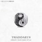 Beads Yin Yang Micro Pave Ball Charm for Women DIY Fine Jewelry Making Men Real Silver Sterling 925 Europe Gift