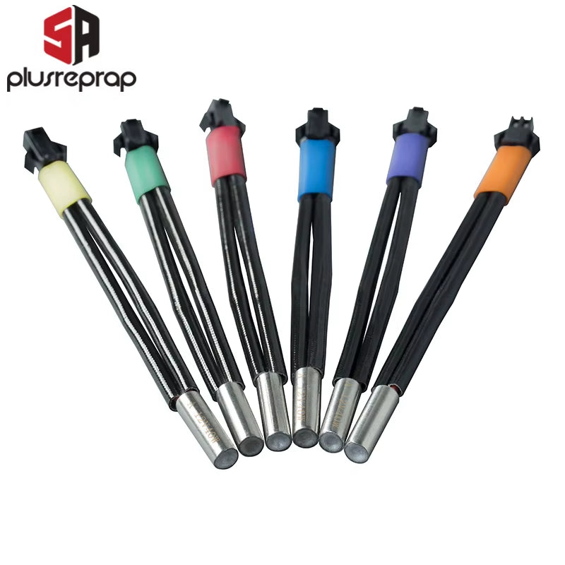 1Pcs Simple Replace 6X16 6X20 6X30Mm 12V/24V 30W 40W 50W Ceramic Cartridge Heater Hotend J-Head for 3D Printer Print