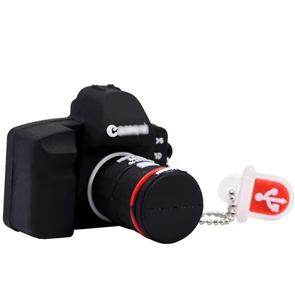 Hot Selling Camera Shape USB Flash Memory Stick Thumb Drive 64GB/32GB /16GB Memory Stick Flash Card Photography Gifts
