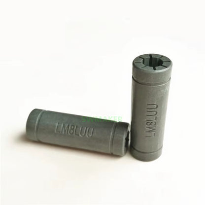 1Pc Solid Polymer LM8LUU Linear Bearings Bushing LM8LUU 8MM 8*15*45 Mm Prusa for Mendel DIY CNC Motion