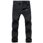 Stretch Waterproof Pants Men Casual Winter Thick Warm Fleece Shark Skin Trousers Male Windbreaker Sweatpants Mens Tactical Pants