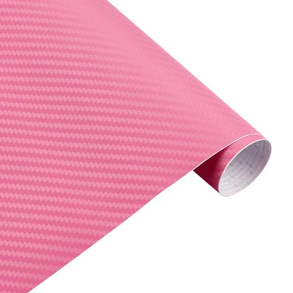 30Cmx127Cm 3D Carbon Fiber Vinyl Car Wrap Sheet Roll Film Car Stickers and Decal Motorcycle Auto Styling Accessories Automobiles