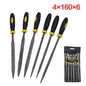 6Pcs Mini Wood Rasp Assorted Files Set Carpentry Filing Tool 5X180Mm 4X160Mm 3X140Mm
