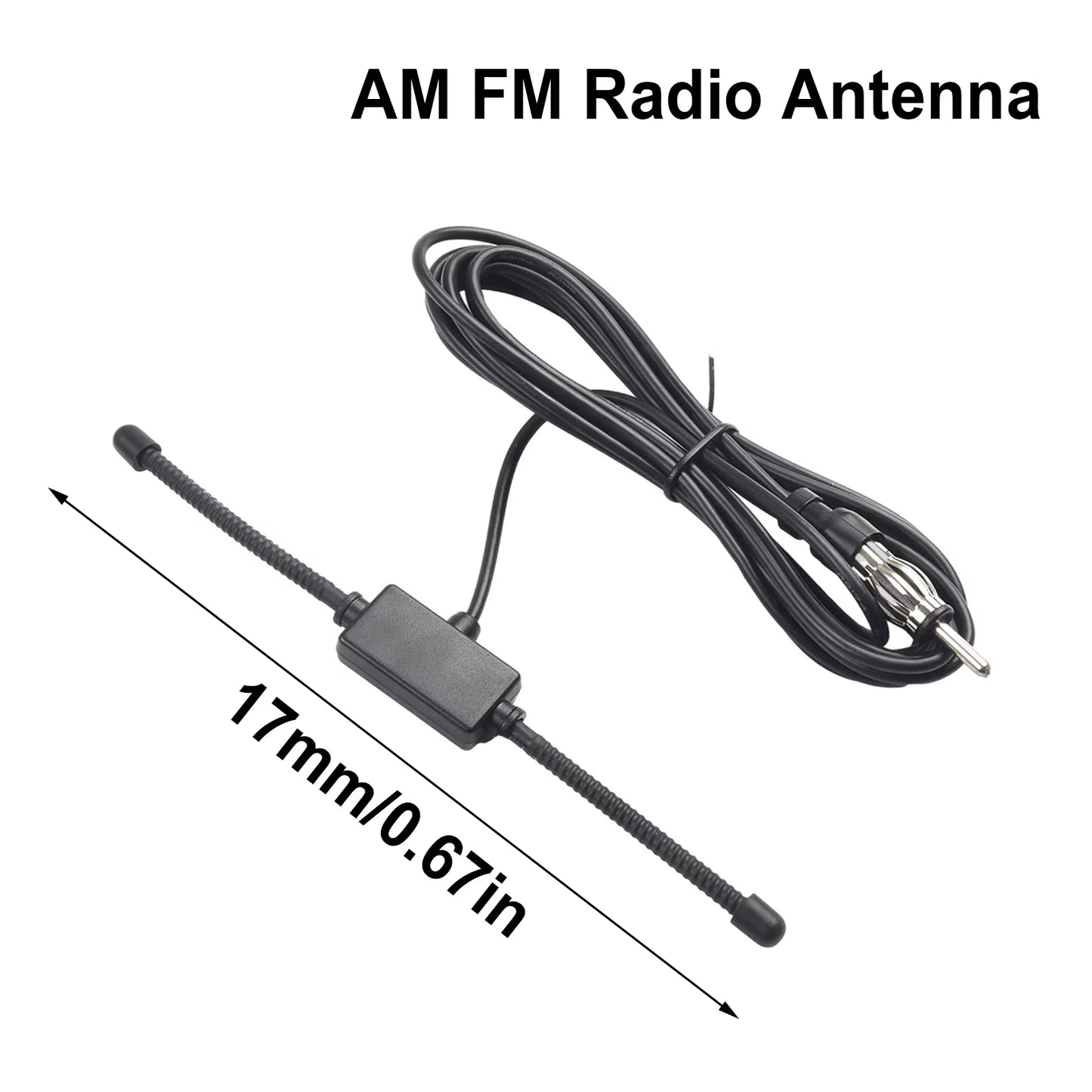 Car FM Antenna Car Dipole Antenna Boat Stereo AM FM Glass Antenna Radio Antenna Car Stereo Antenna Aerial Splitter Cable Adapter
