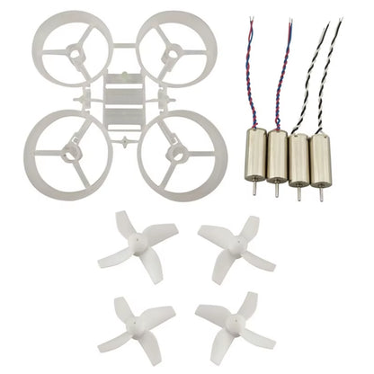 JJRC H36 Eachine E010 Furibee F36 DIY Mini RC Drone 65Mm Wheelbase Frame Kit W/ Propeller 4Pcs 615 Motors Red Black White