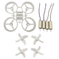 JJRC H36 Eachine E010 Furibee F36 DIY Mini RC Drone 65Mm Wheelbase Frame Kit W/ Propeller 4Pcs 615 Motors Red Black White