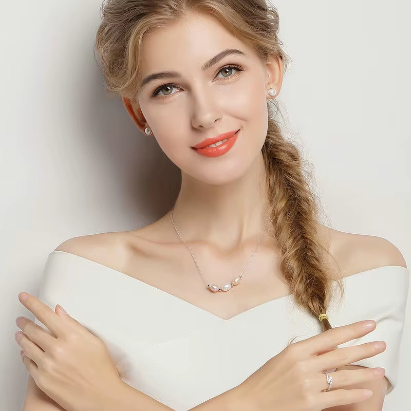 Fashion 925 Sterling Silver Elegant Beauty, round White Shell Pearl Stud Earrings Women Engagement Jewelry Brincos PAS489
