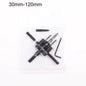 LUBAN Adjustable Metal Wood Circle Hole Saw Drill Bit Cutter Kit DIY Tool 30Mm-120Mm Black Alloy Blade 30Mm-200Mm 30Mm-300Mm