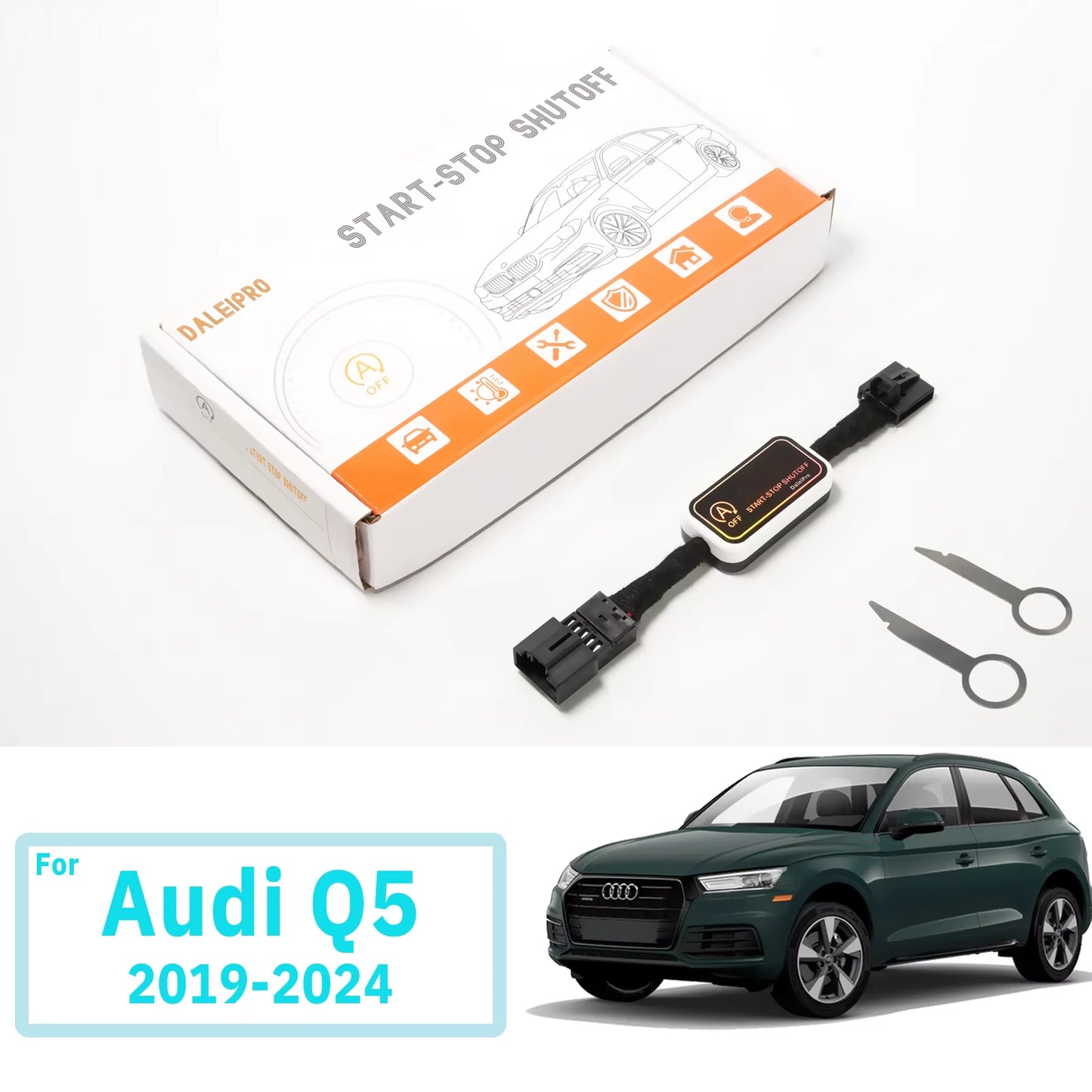 For Audi Q5 2019 2020 2021-2024 80A Automatic Stop Start Engine System Disable Smart Shut down Car Auto Start Stop Eliminator
