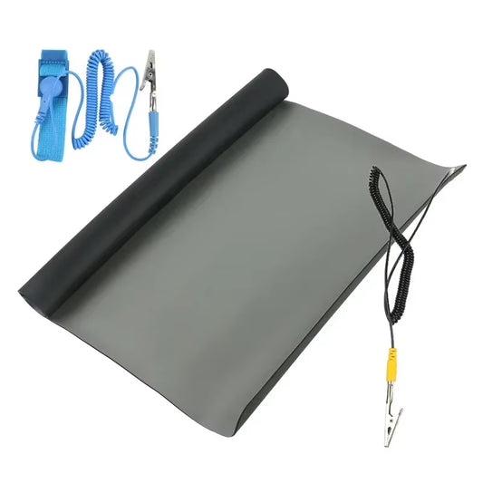 700*500*2.0Mm Anti-Static Mat ESD Pad Antistatic Blanket+Ground Wire+Esd Wrist for Mobile Computer PCB Repaired