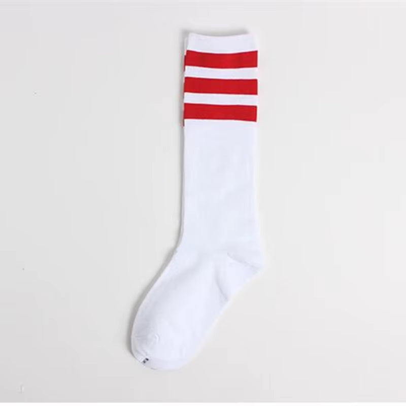 New Men/Women 3 Three Stripes Cotton Socks Retro Old School Hiphop Skate Long Short Meias Harajuku White Black Winter Cool