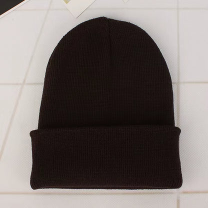 Solid Color Winter Hats for Woman New Beanies Knitted Cute Hat Girls Autumn Female Beanie Caps Warmer Bonnet Ladies Casual Cap