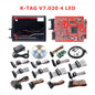 Online 2.80 EU Red  V5.017 OBD2 Manager Remap Kit KTAG V7.020 4 LED BDM Frame 22Pcs Adapters K-TAG 2.25 ECU Flash Tool