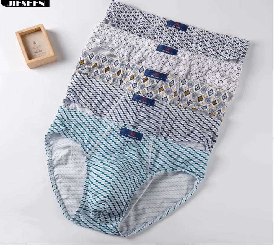 100% Cotton Briefs Mens Comfortable Underpants Man Underwear M/L/XL/2XL/3XL/4XL/5XL 5Pcs/Lot Free & Drop Shipping