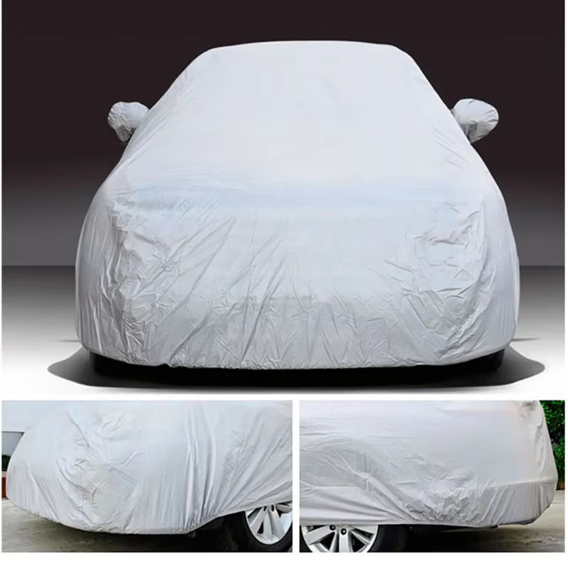 Full Car Cover Indoor Outdoor Car Protective Cover Sun Shade Dustproof anti UV Protection Cover Universal for Sedan SUV