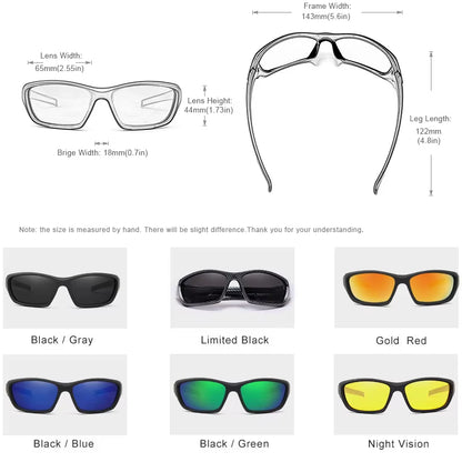 Fashion Polarized UV400 Sunglasses Men Cycling Luxury Brand Designer Vintage Driving Sun Glasses Goggles Shadow