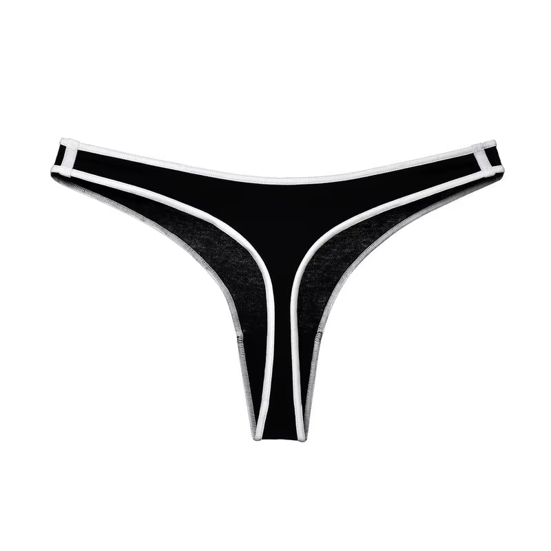 Women G String Thongs Low Rise Contton Tanga Briefs Sexy Panties Ladies' Seamless Lingerie Female Underwear Strings 1 Piece