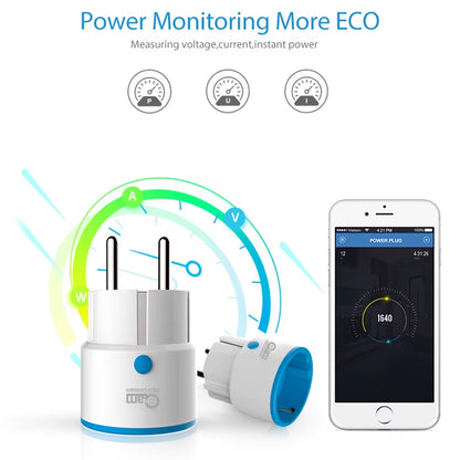 NEO  ZWAVE plus EU Smart Power Plug Socket Home Automation Alarm System Z Wave 868.4Mhz Video Frequency