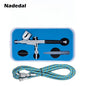 Gravity Feed Dual-Action Airbrush Spray Gun Kit Trigger Spray Gun for Art Craft Model Paint Spraying Hobby 0.3MM 7CC Air Brush