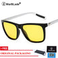 High Quality HD Polarized Sunglasses Yellow Lens Night Vision Sun Glasses Driving Goggles Anti-Glare Sun Glasses for Men Women