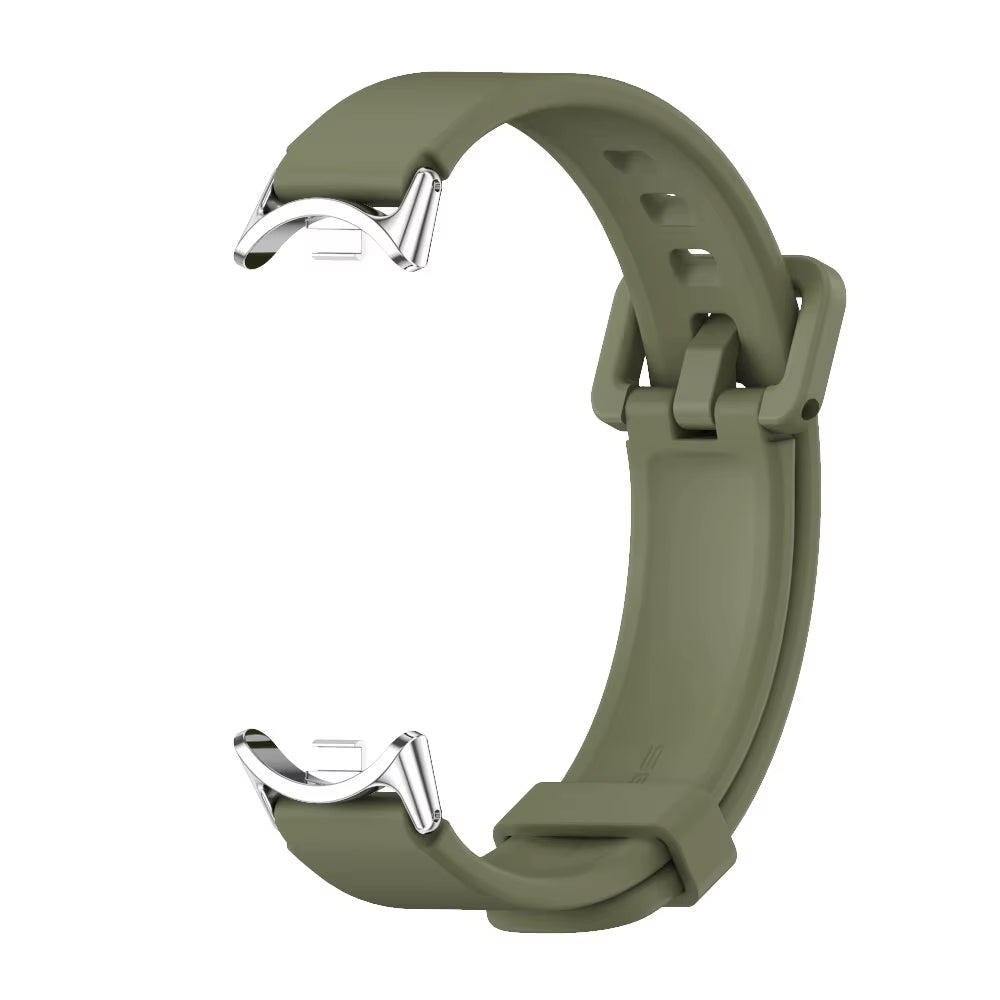 Strap for Mi Band 10 9 8 7 6 5 4 3 Bracelet Silicone Wristband for Xiaomi Mi Band 8 Metal Strap for Mi Band 7 Watchband Leather