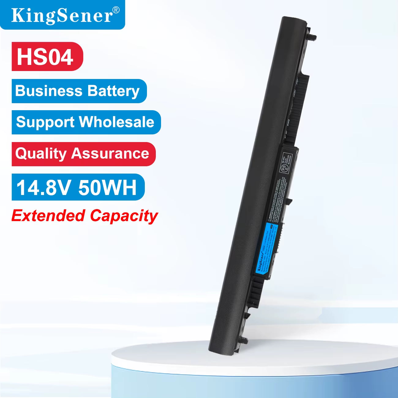 Kingsener HS04 3400Mah Laptop Battery for  240 245 250 255 G4 HSTNN-LB6U HSTNN-LB6V HSTNN-PB6S 807611-831 807957-001 HS03 HS04