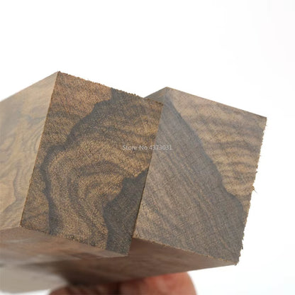 1 Piece DIY Knife Handle Material Persimmon Wood Ziricote, Ciricote (Cordia Dodecandra) Mexican Ebony Knife Handle Material