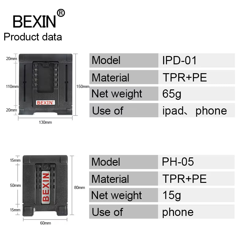 BEXIN Uninversal Desktop Portable Support Foldable Adjustment Angle Phone Stand for Mobile Phone Tablet