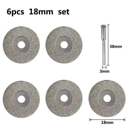Mini Cutting Disc for Rotary Accessories Diamond Grinding Wheel Rotary Tool Circular Saw Blade Abrasive Diamond Disc