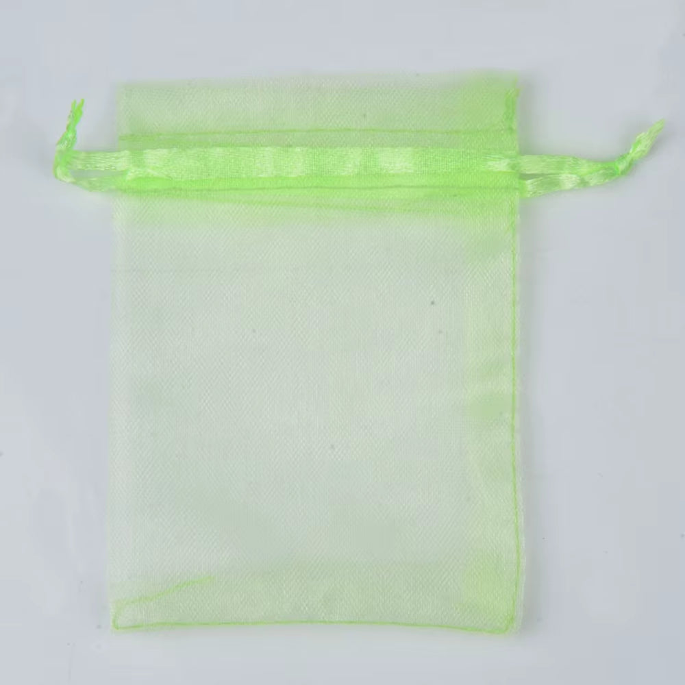 50Pcs/Lot 24 Colors Jewelry Bag Organza Gift Bags for Jewelry Packaging Bags Wedding Gift Storage Drawstring Pouches Wholesale