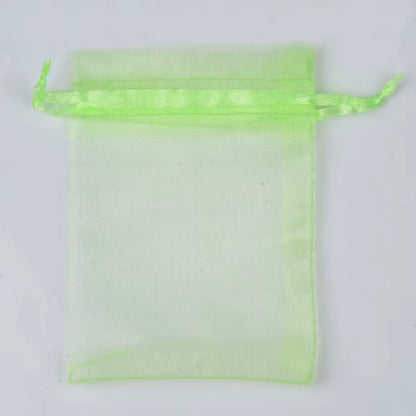 50Pcs/Lot 24 Colors Jewelry Bag Organza Gift Bags for Jewelry Packaging Bags Wedding Gift Storage Drawstring Pouches Wholesale