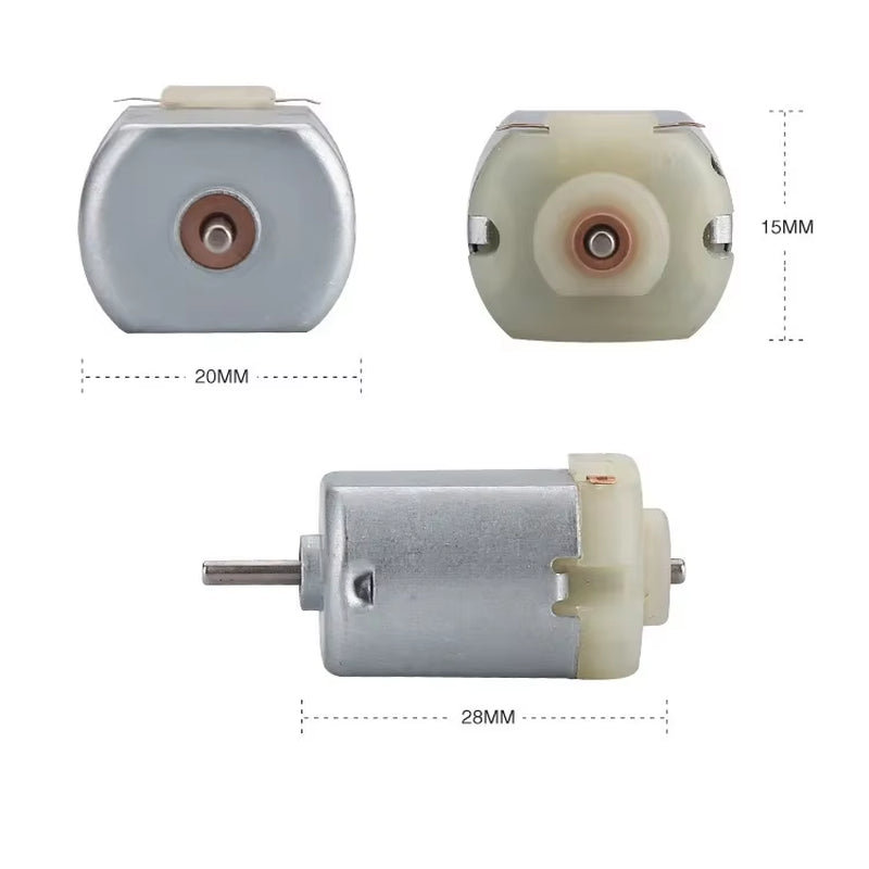2/5/10Pcs 130 Micro DC Motor 3V-6V 8000RPM Miniature Electric Motor Four-Wheel Motor Small DIY Toys Hobbies Smart Car