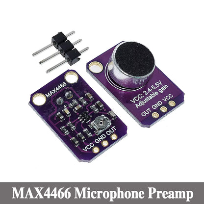 Selling Sound Sensor Module Sound Control Sensor MAX4466 Max9814Switch Detection Whistle Switch Microphone Amplifier for Arduino