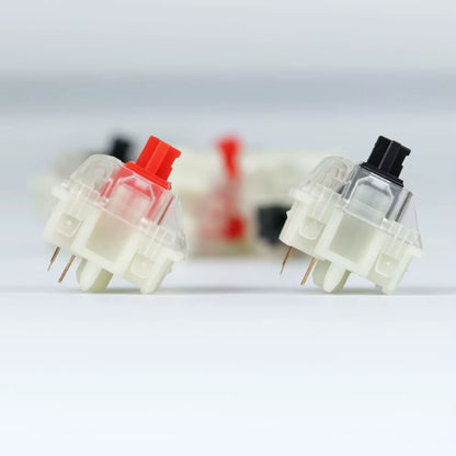Switch Black Red Clear 5Pin Transparent Tops for Mechaniacl Keyboard Compatible with MX Switch