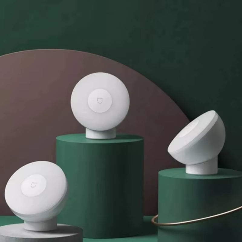 Original  Mijia Night Light 2 Version Motion Sensor Adjustable Brightness Smart Human Light Sensor Night Lamp Bedroom