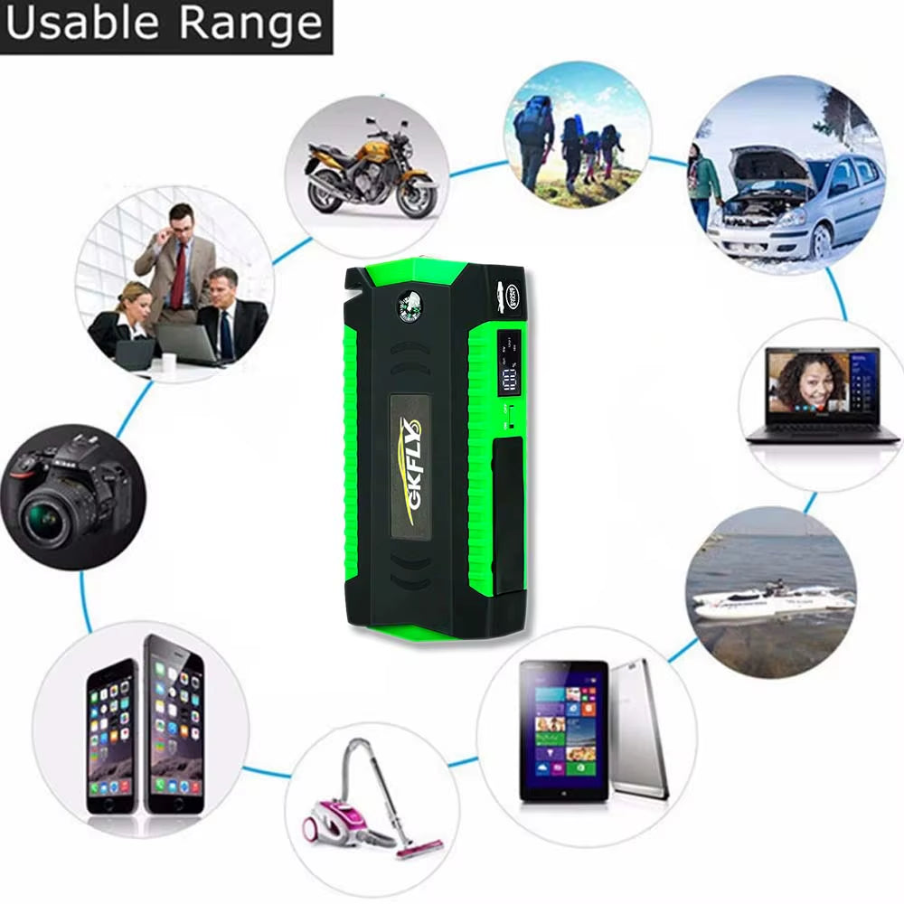 5000A Car Jump Starter 74Wh Power Bank Car Battery Booster Charge 12V Starting Device Petrol Diesel Car Starter Buster
