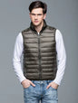 Spring Man 90% Duck down Vest Ultra Light Jackets Men Fashion Sleeveless Outerwear Coat Autumn Winter Coat