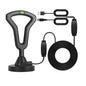 Universal Hdtv Aerial Antenna Amplifier High Gain Low Latency Signal Reception for Enhance Indoor Digital Tv, Durable
