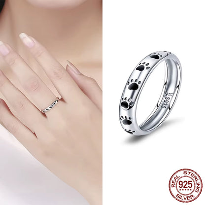 Hot Sale 100% 925 Sterling Silver Styles Stackable Ring Party Finger Wedding Rings for Women Original Fashion Jewelry Gift
