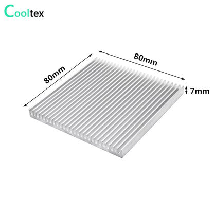 Radiator Aluminum Heatsink Extruded Heat Sink for LED Electronic CHIP Heat Dissipation Cooling Cooler