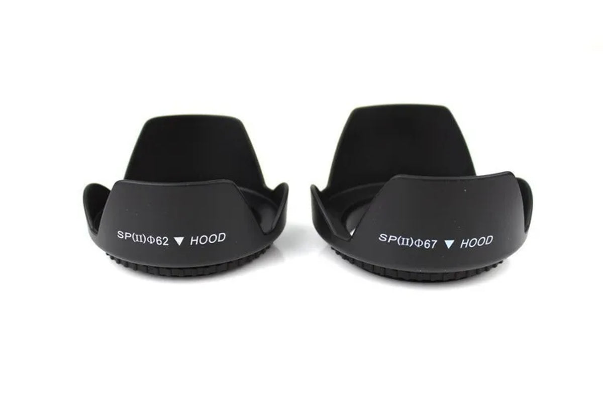 Universal Lens Hood 49Mm 52Mm 58Mm 55Mm 62Mm 67Mm 72Mm 77Mm 82Mm Screw-In Tulip Petal Flower Filter Thread Camera Lente Protect