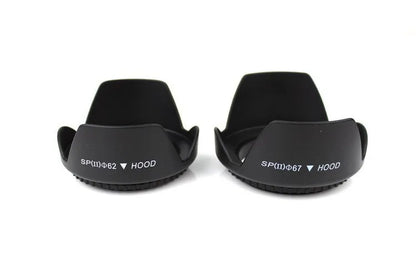 Universal Lens Hood 49Mm 52Mm 58Mm 55Mm 62Mm 67Mm 72Mm 77Mm 82Mm Screw-In Tulip Petal Flower Filter Thread Camera Lente Protect