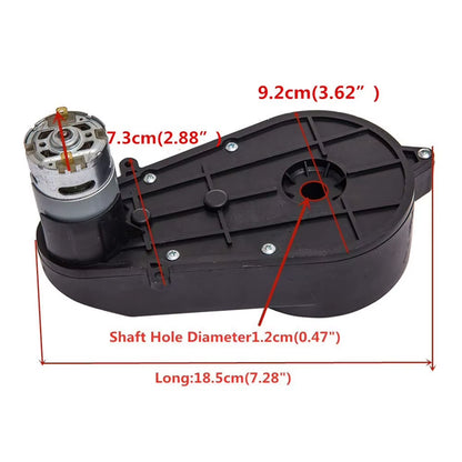 Gearmotors Gearbox 24V DC Motor 24V550 20000RPM Easy Gearbox with High Torque Quick Change Suitable for Kids Ride-On New