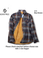 Velvet Thick Warm Women'S Plaid Shirt Female Long Sleeve Tops M-5XL Winter Fleece Casual Check Blouse Autumn Clothes T77710A